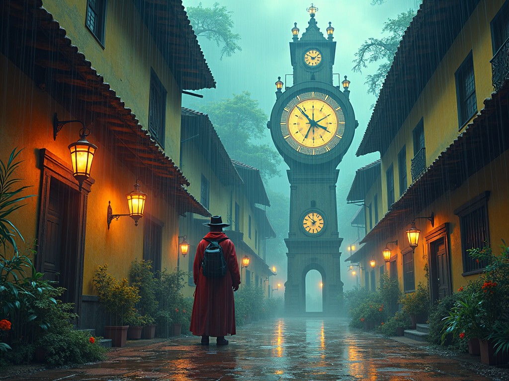 AI-generated story: The Clockmaker's Rainbow of Time