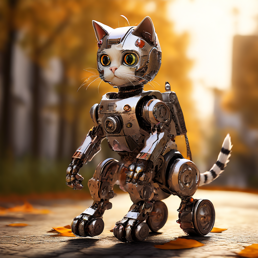 AI-generated story: "Robot Cat Chronicles"