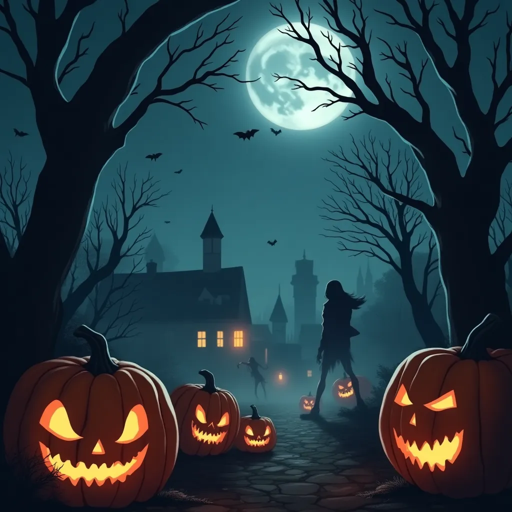 AI-generated story: The Jack-O'-Lanterns' Secret